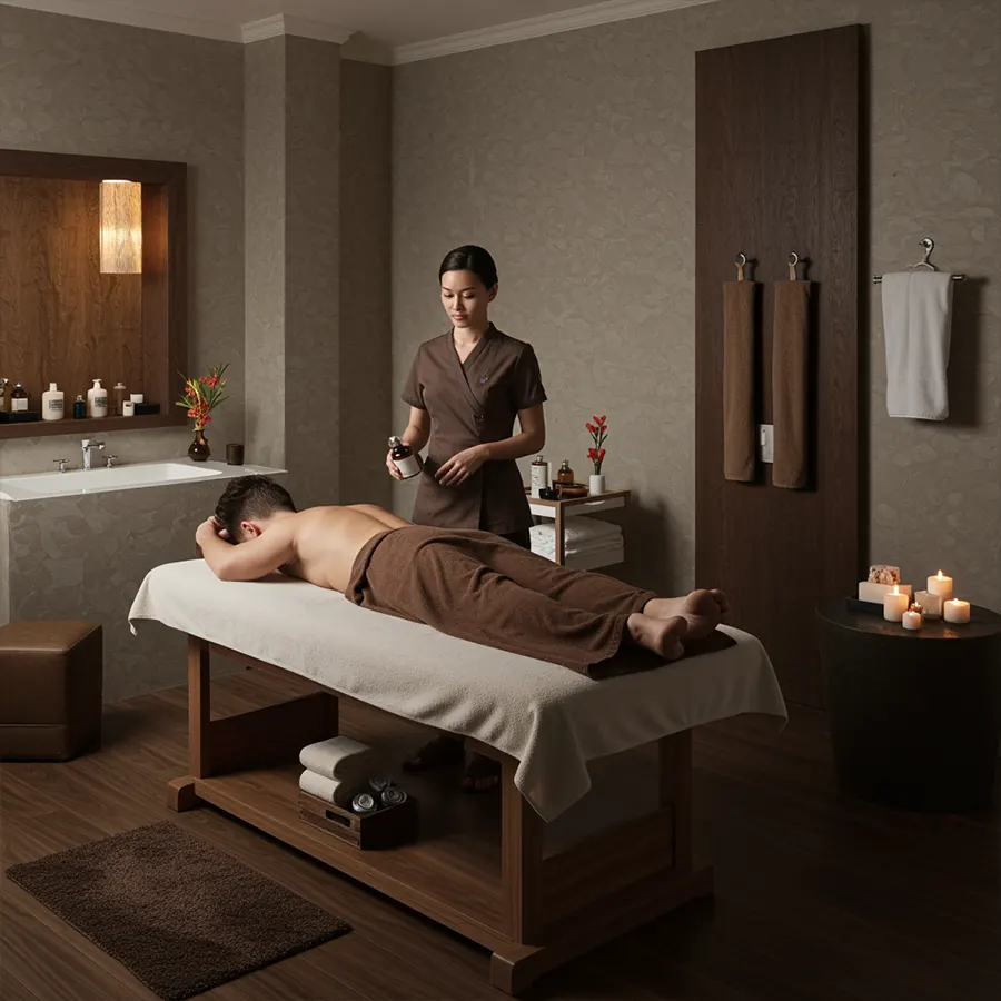 Relaxing Spa Ambience